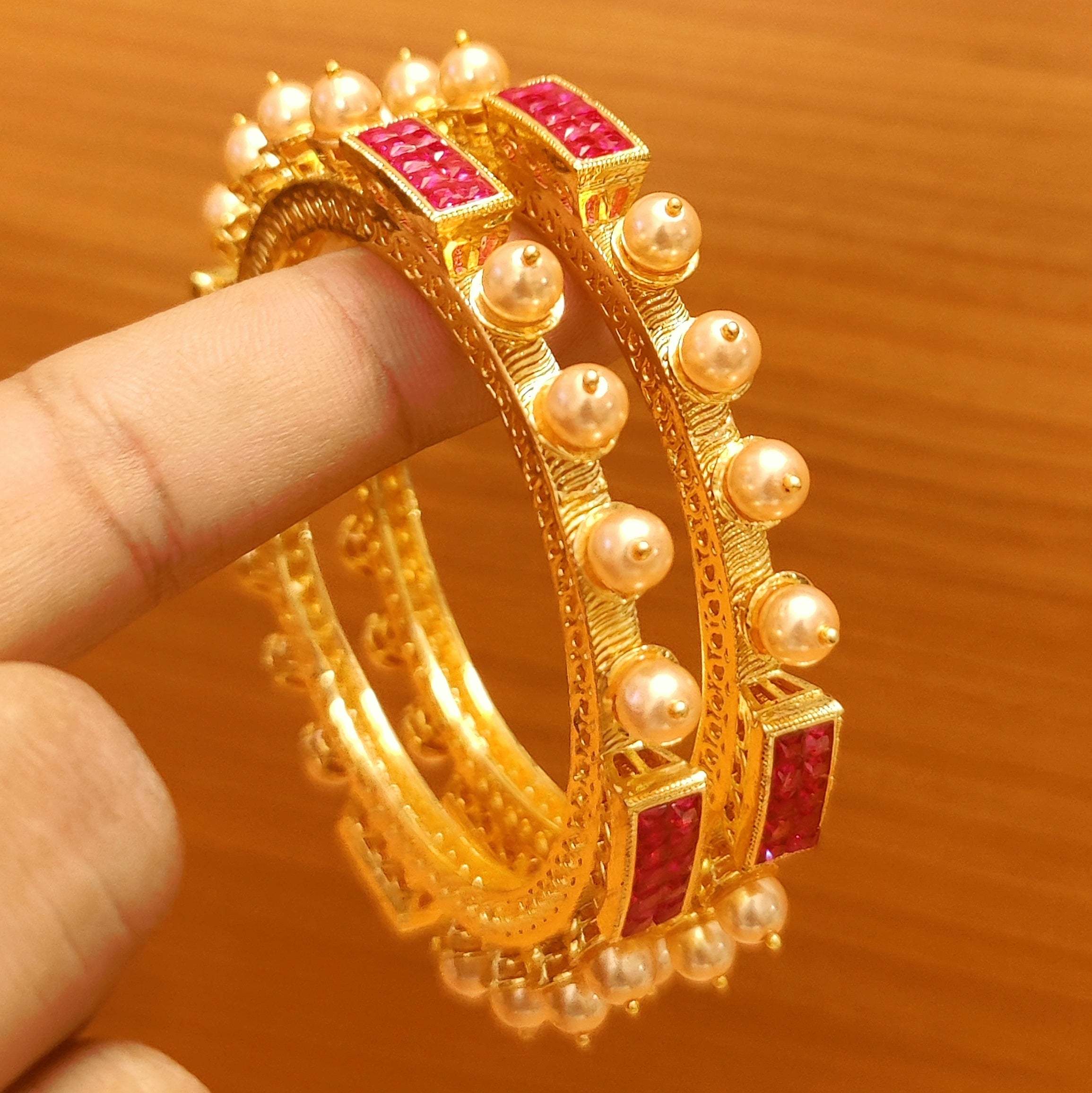 HAPPY JEWELLERY Gold Plated Modern Rudraksha Bracelet For Men